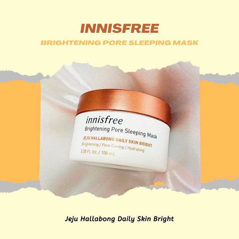 Sleeping mask ดูแลผิวหน้าตอนนอนกับ Innisfree 🌙 | Konvy