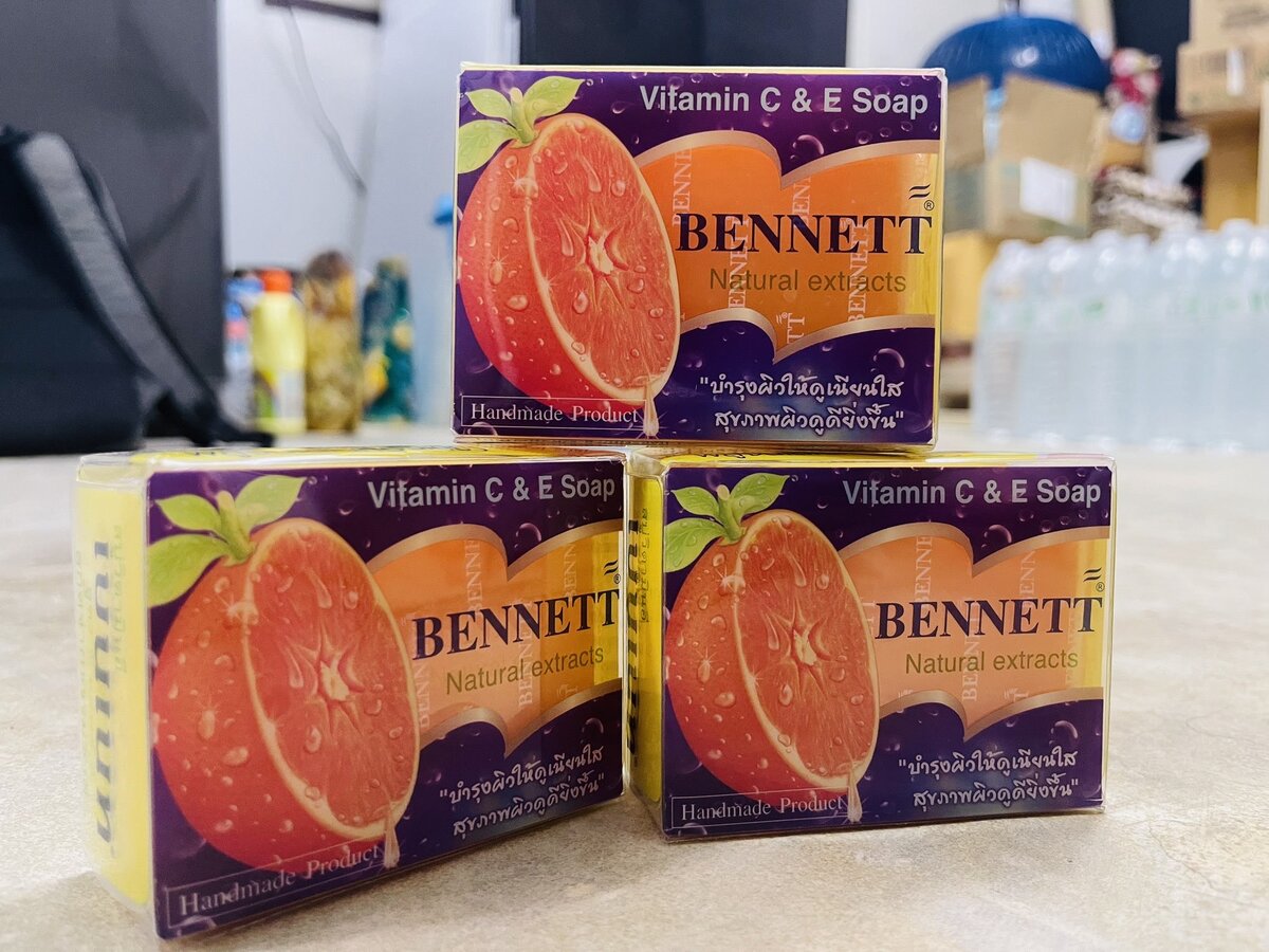 Bennett Extra White Anti-oxidant & Whitening Soap 130g ประเมิณความ