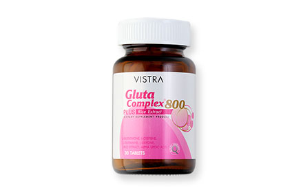 Vistra Gluta Complex 800 Plus Rice Extract 30 Tablets