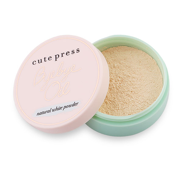 Cute Press Bye Bye Oil 6g #Natural White Powder