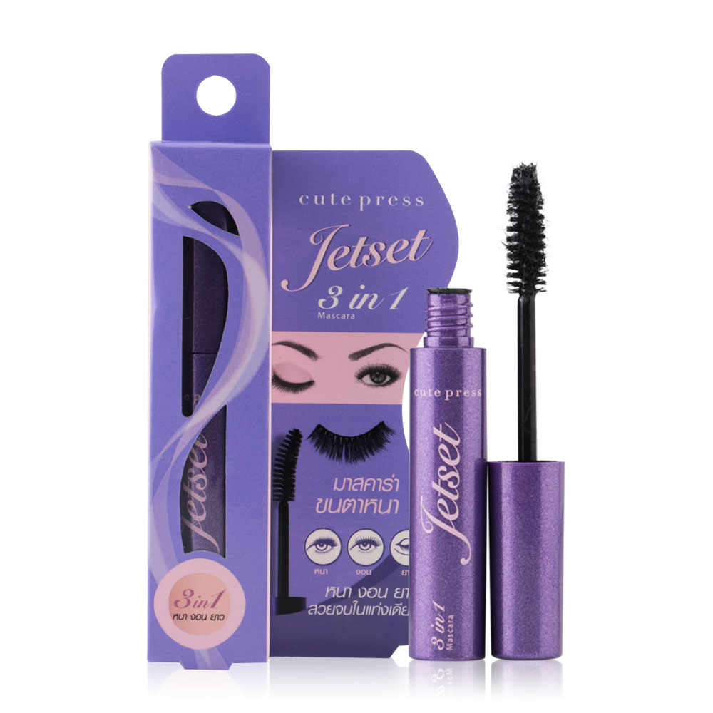 Cute Press Jet Set Mascara 3in1 5g #Black