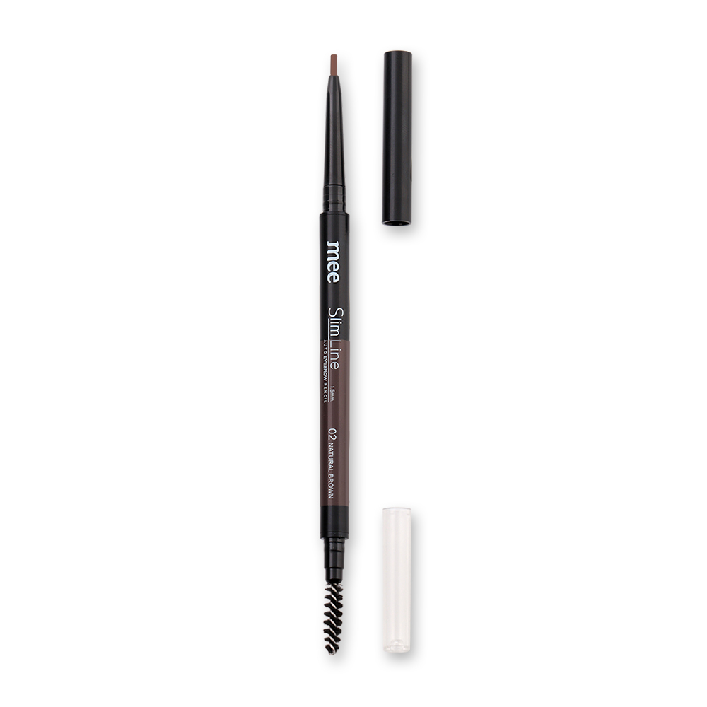 Mee Slim Line Auto Eyebrow Pencil 1.5mm #02 Natural Brown