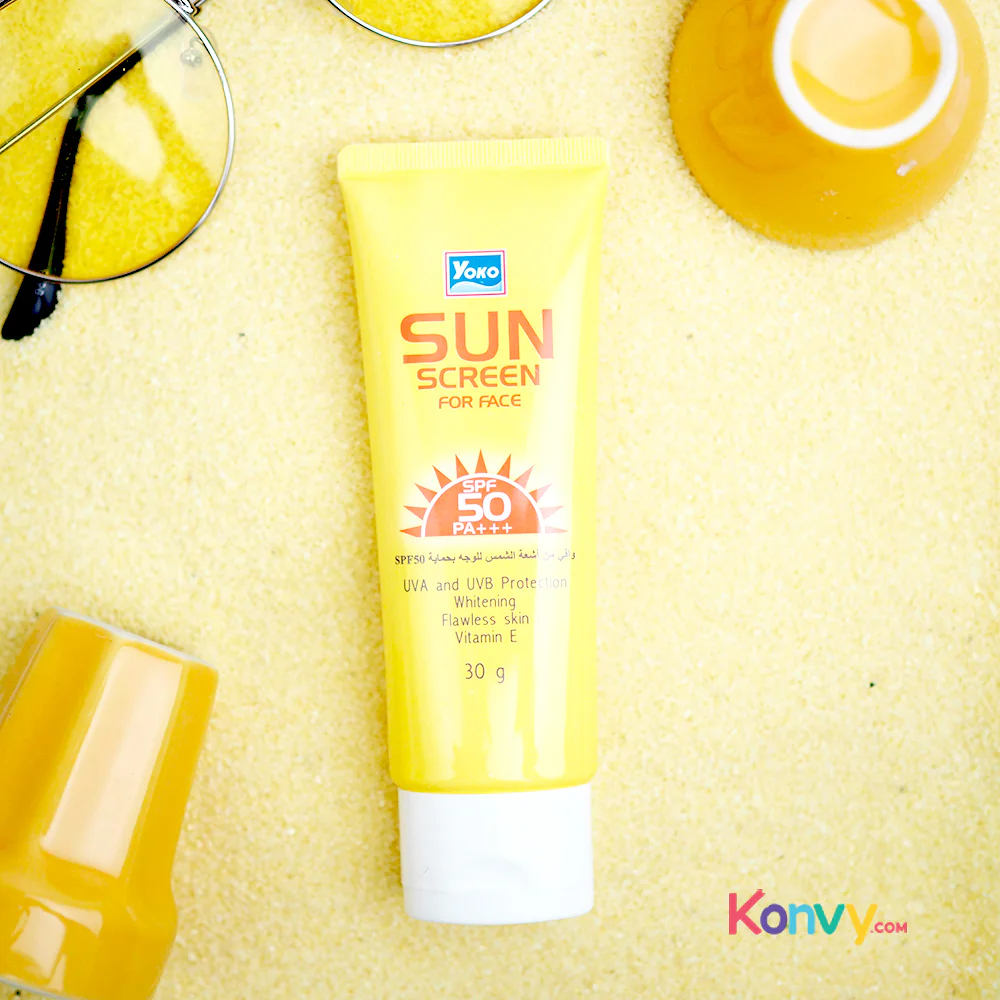 Yoko Sunscreen For Face SPF50/PA+++ 30g_1