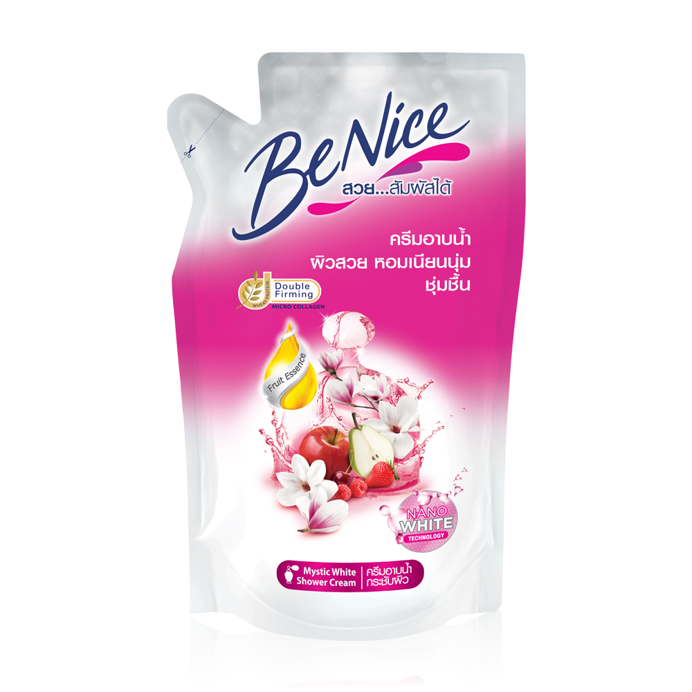 BeNice Shower Cream Mystic White 400ml [Refill]