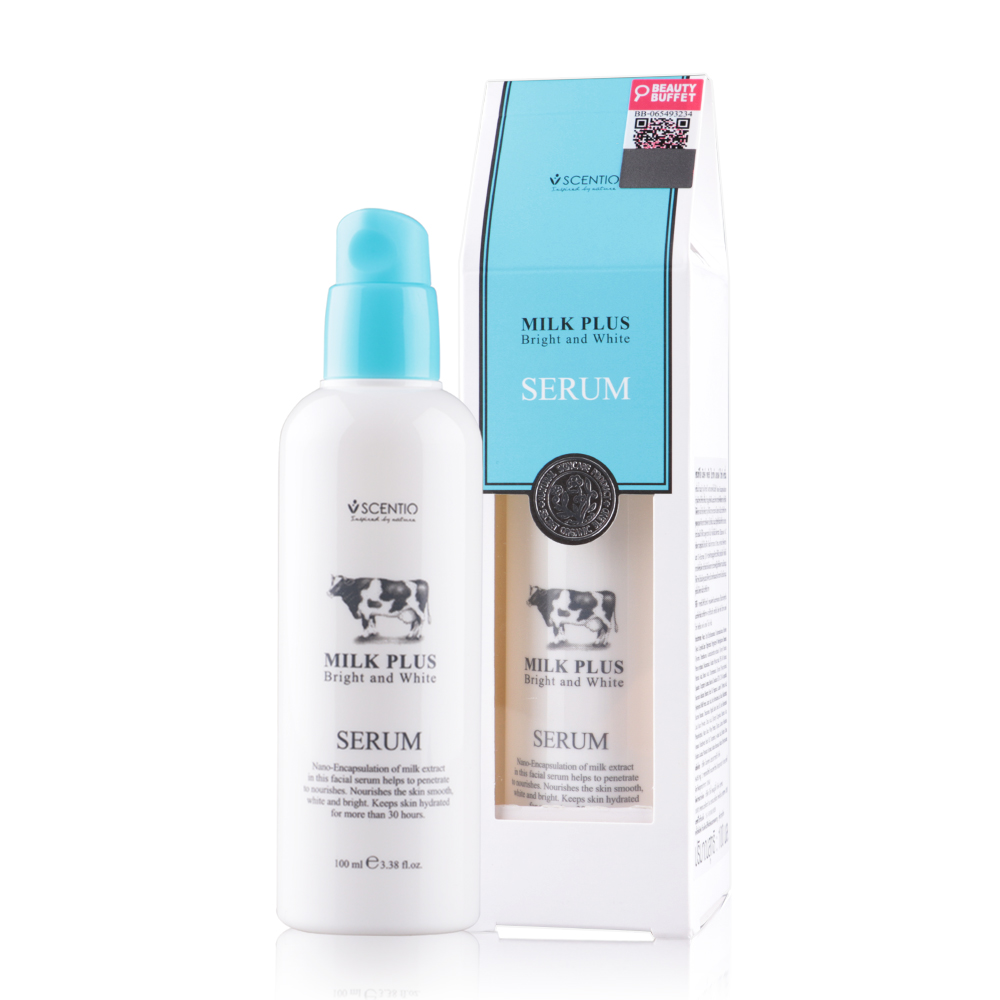 Beauty Buffet Scentio Milk Plus Bright And White Serum 100ml ( สินค้าหมดอายุ : 2026.02.10 ) 