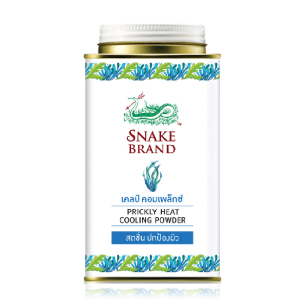 Snake Brand Kelp Complex Prickly Heat Cooling Powder 140g #Re-freshing
