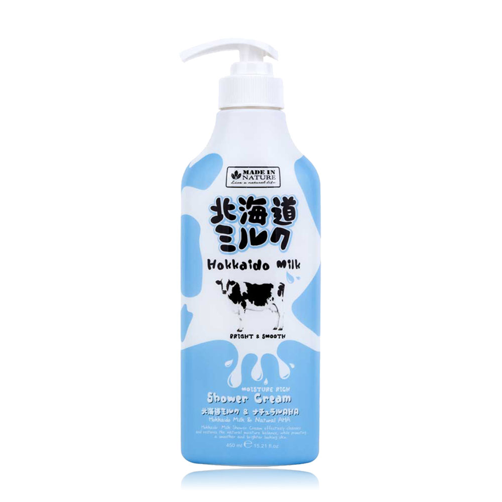 Beauty Buffet Made In Nature Hokkaido Milk Moisture Rich Shower Cream 450ml