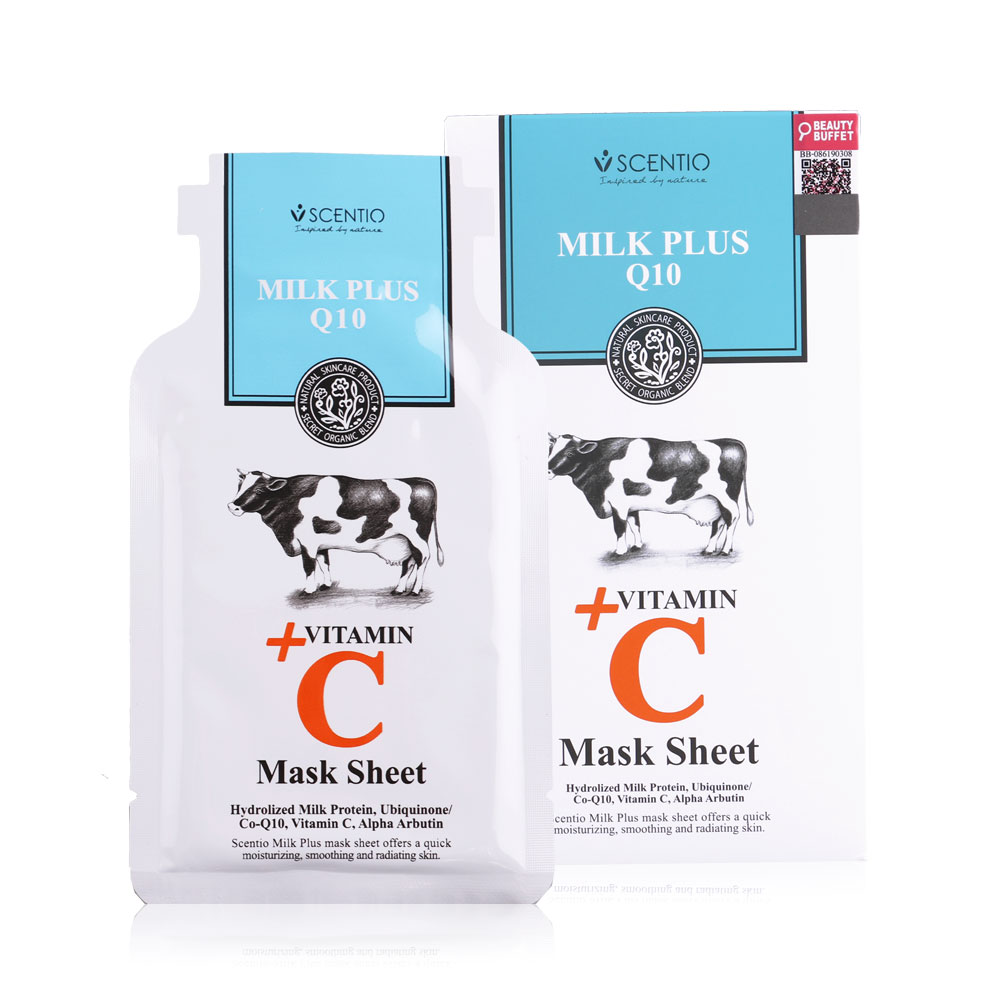 Beauty Buffet Scentio Milk Plus Q10 Plus Vitamin C Mask 10Sheet
