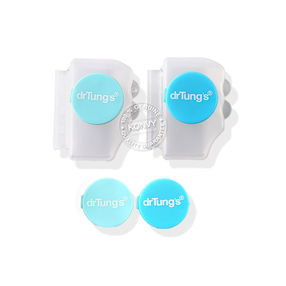 Dr.Tung's Snap on Toothbrush Protection 2pcs [Free! Refills 2 pcs][Random Color]