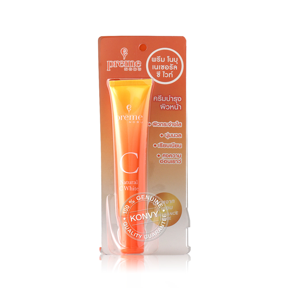 Preme Nobu Natural C White 30g ( สินค้าหมดอายุ : 2025.07.11 ) 
