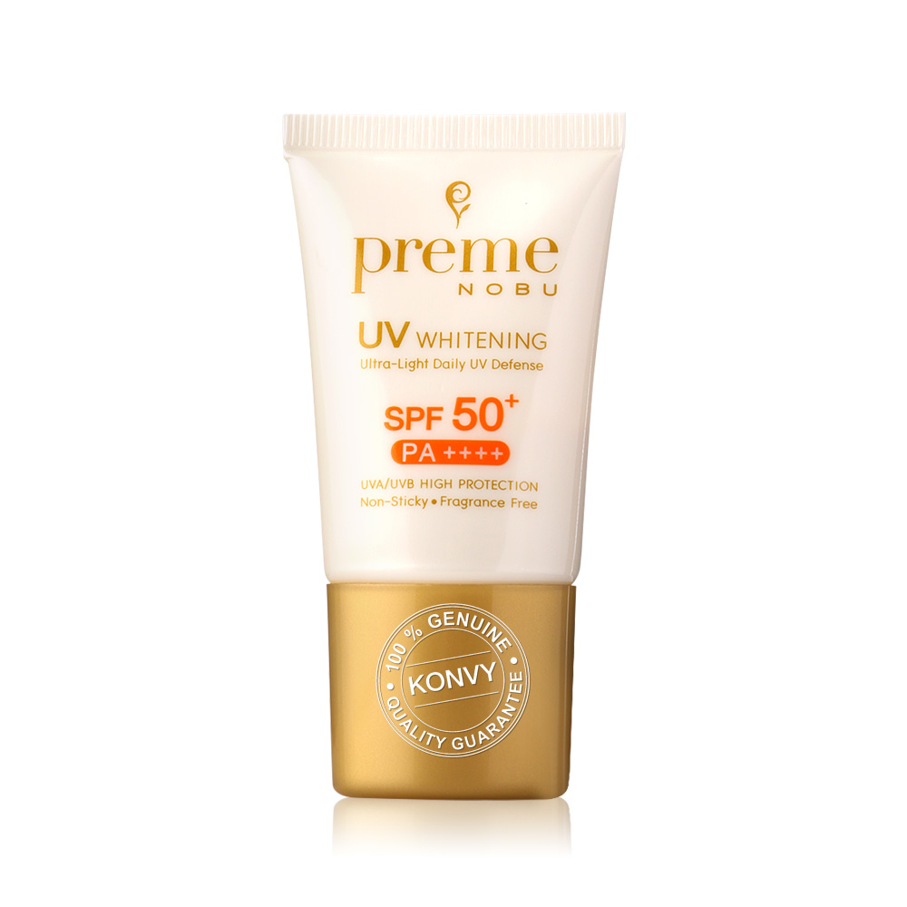 Preme Nobu UV Whitening SPF50+/PA++++ 15g ( สินค้าหมดอายุ : 2025.11.25 ) 