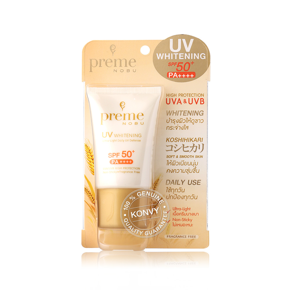 Preme Nobu UV Whitening SPF50+/PA++++ 30g