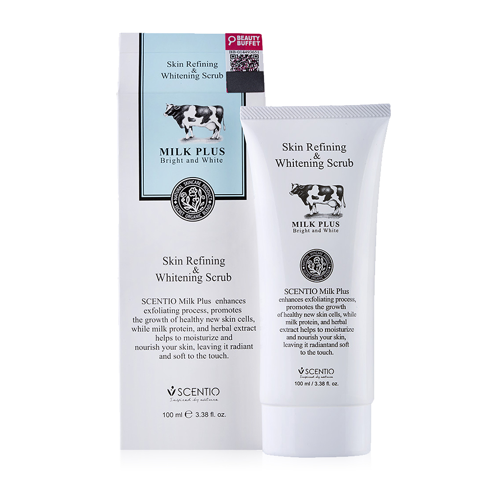 Beauty Buffet Scentio Milk Plusgel Scrub 100ml ( สินค้าหมดอายุ : 2025.10.13 ) 