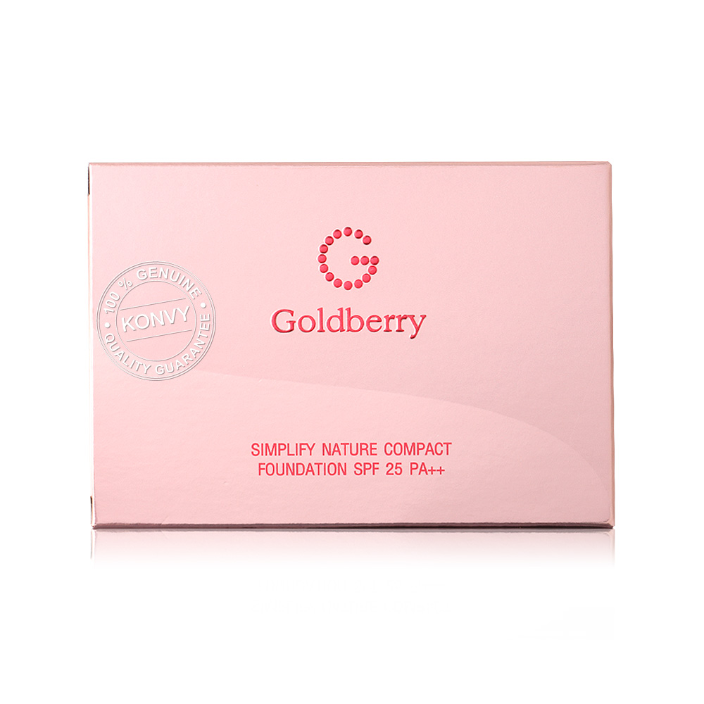 Goldberry Simplify Nature Compact Foundation SPF25/PA++ 9g #03 Beige ( สินค้าหมดอายุ : 2026.01.01 ) 