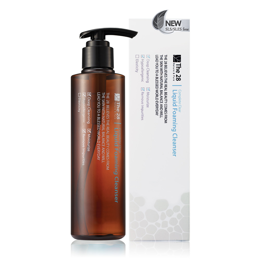THE28 Complete Clear Liquid Foaming Cleanser 180ml ( สินค้าหมดอายุ : 2025.12.06 ) 