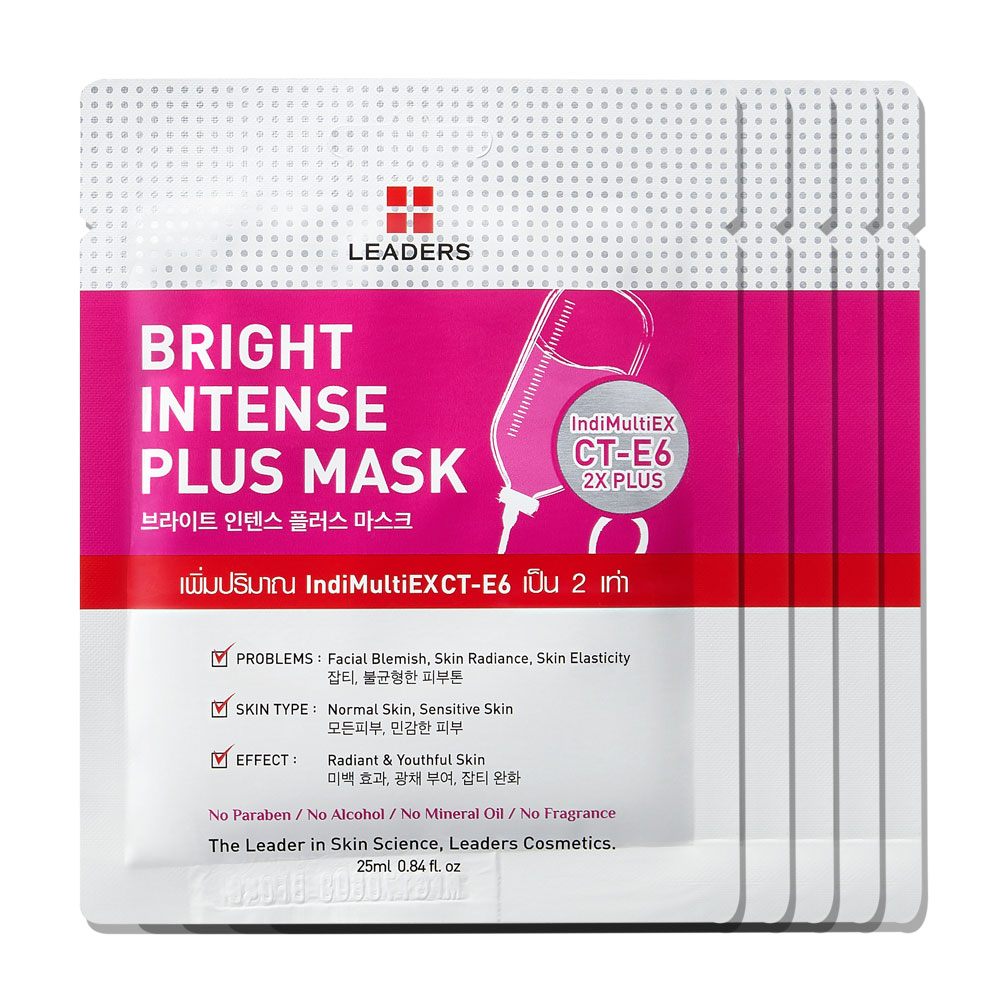 Leaders Bright Intense Plus Mask [25ml x 5pcs]