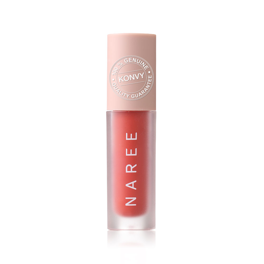 Naree Velvet Matte Creamy Lip Colors 3ml #804 Girlfriend ( สินค้าหมดอายุ : 2026.01.10 ) 