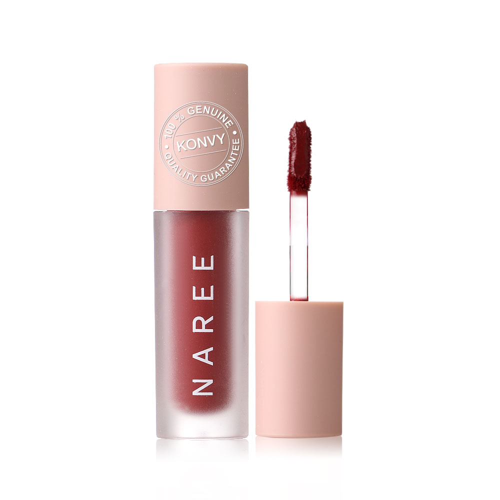 Naree Velvet Matte Creamy Lip Colors 3ml #810 Dazzling ( สินค้าหมดอายุ : 2025.10.25 ) 