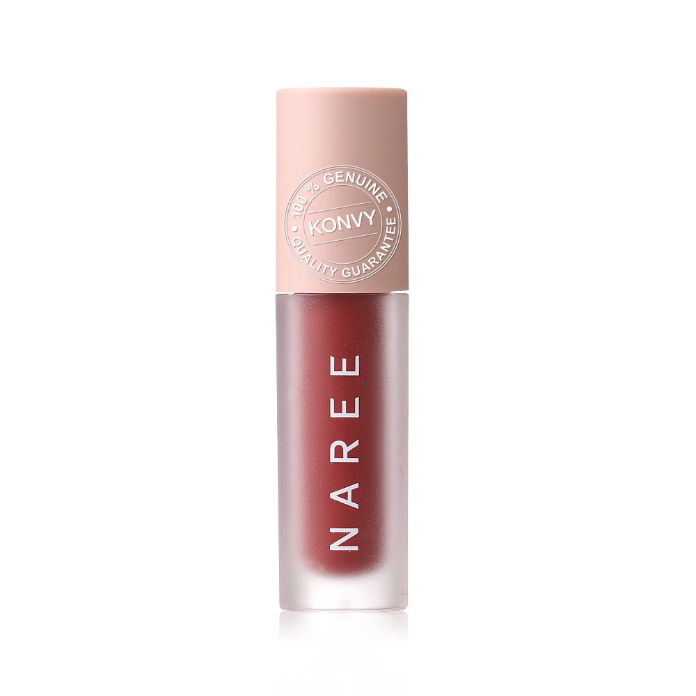 Naree Velvet Matte Creamy Lip Colors 3ml #810 Dazzling ( สินค้าหมดอายุ : 2025.10.25 ) 
