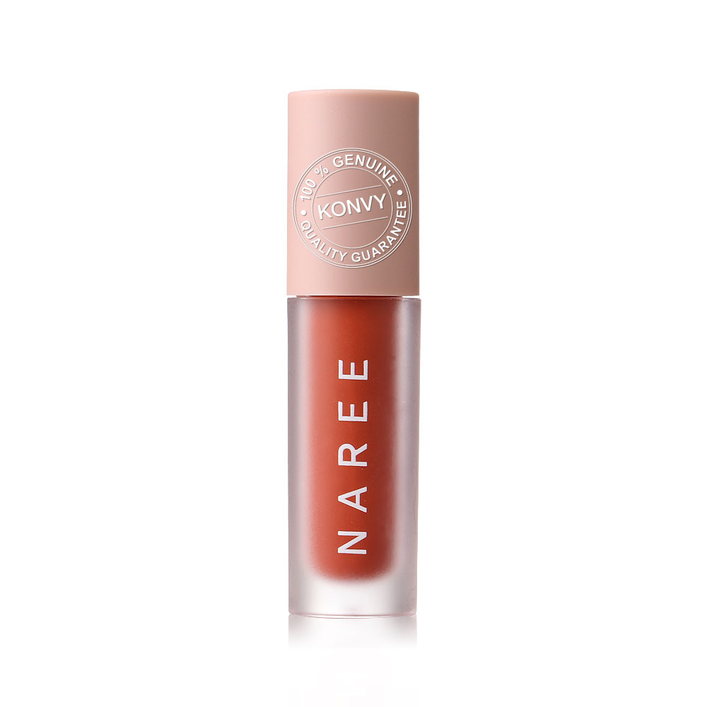 Naree Velvet Matte Creamy Lip Colors 3ml #813 Captivate ( สินค้าหมดอายุ : 2026.01.10 ) 