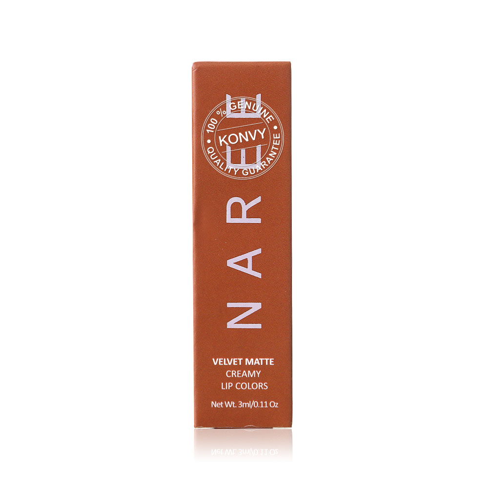 Naree Velvet Matte Creamy Lip Colors 3ml #819 Anika ( สินค้าหมดอายุ : 2026.01.10 ) 