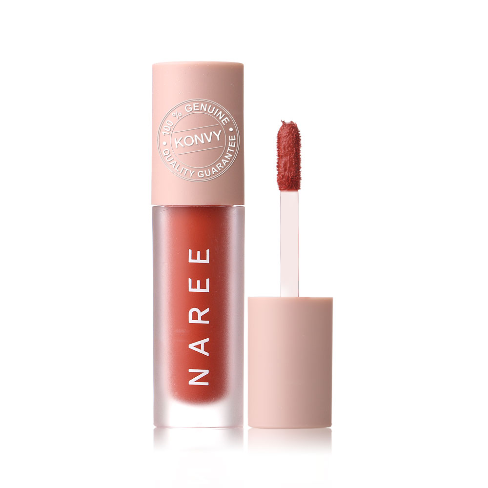 Naree Velvet Matte Creamy Lip Colors 3ml #820 Seductive ( สินค้าหมดอายุ : 2026.01.10 ) 