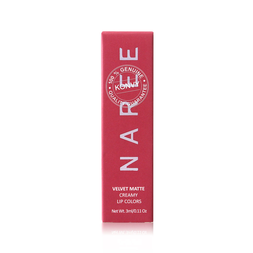 Naree Velvet Matte Creamy Lip Colors 3ml #823 Adorable ( สินค้าหมดอายุ : 2026.01.10 ) 