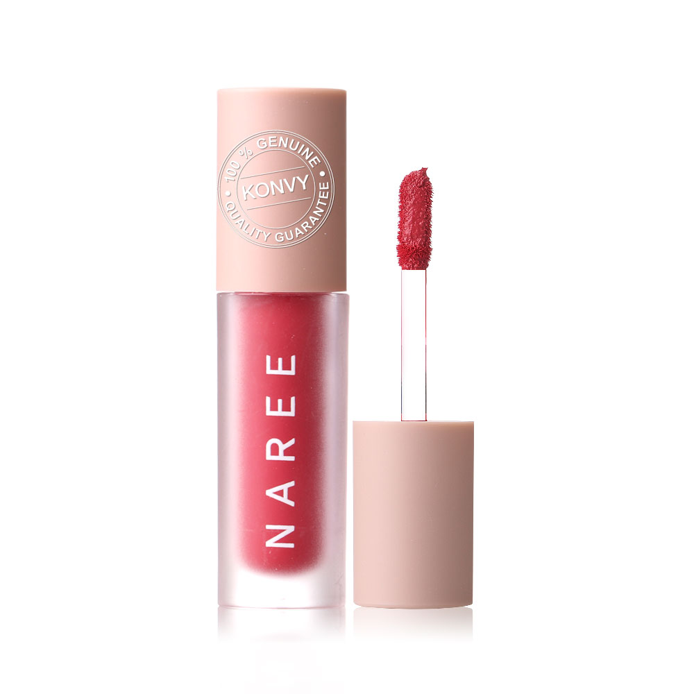 Naree Velvet Matte Creamy Lip Colors 3ml #823 Adorable ( สินค้าหมดอายุ : 2026.01.10 ) 