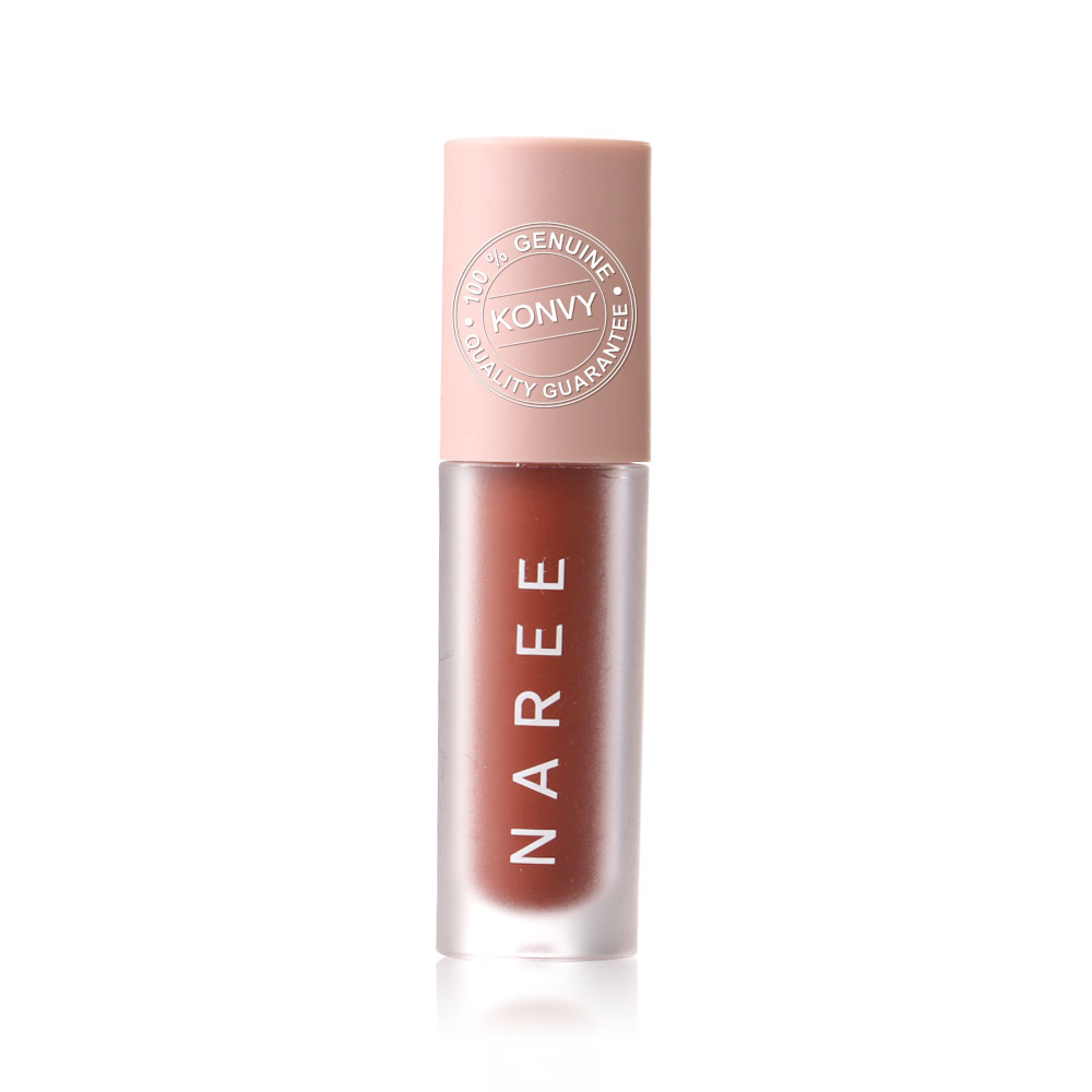 Naree Velvet Matte Creamy Lip Colors 3ml #825 Look At Me ( สินค้าหมดอายุ : 2026.01.10 ) 