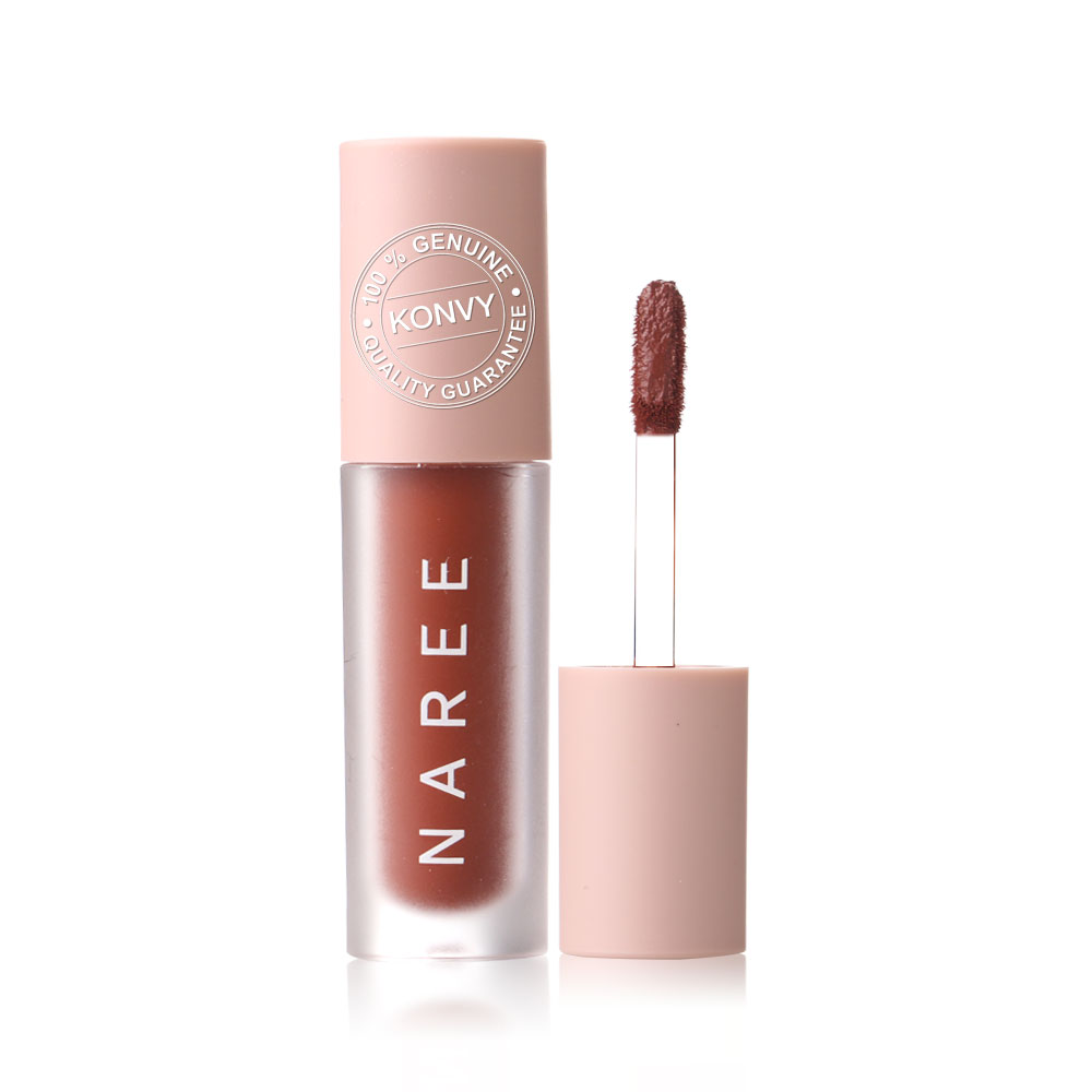 Naree Velvet Matte Creamy Lip Colors 3ml #825 Look At Me ( สินค้าหมดอายุ : 2026.01.10 ) 