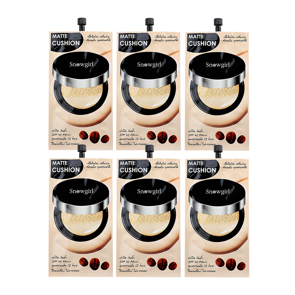 Snowgirl Matte-Cushion to Powder [9g x 6pcs]
