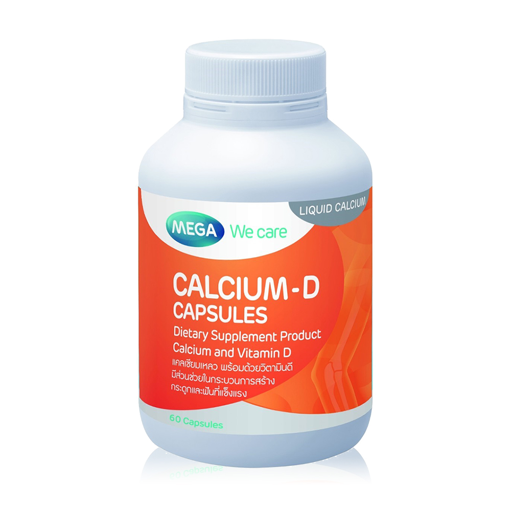 Mega We Care Calcium-D 60 Capsules