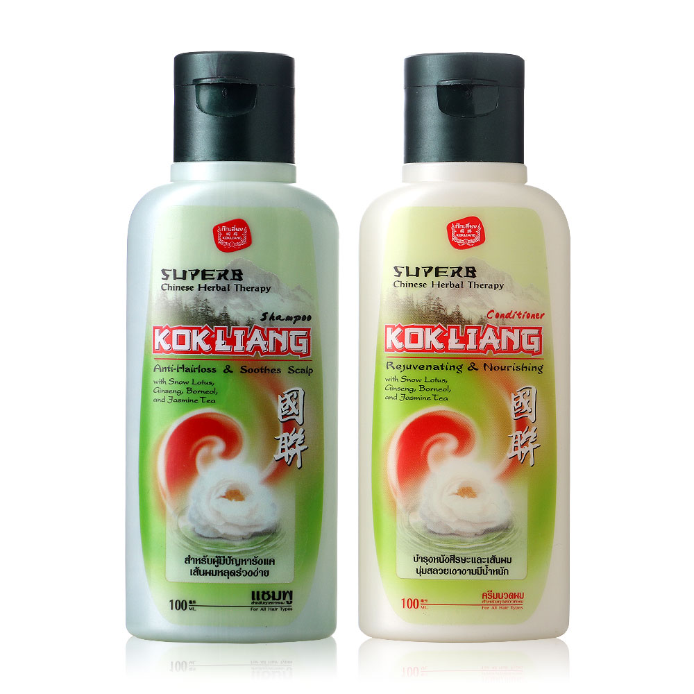 [Free Gift] Kokliang Set 2 Items Herbal Therapy Shampoo and Conditioner [100ml x 2pcs]