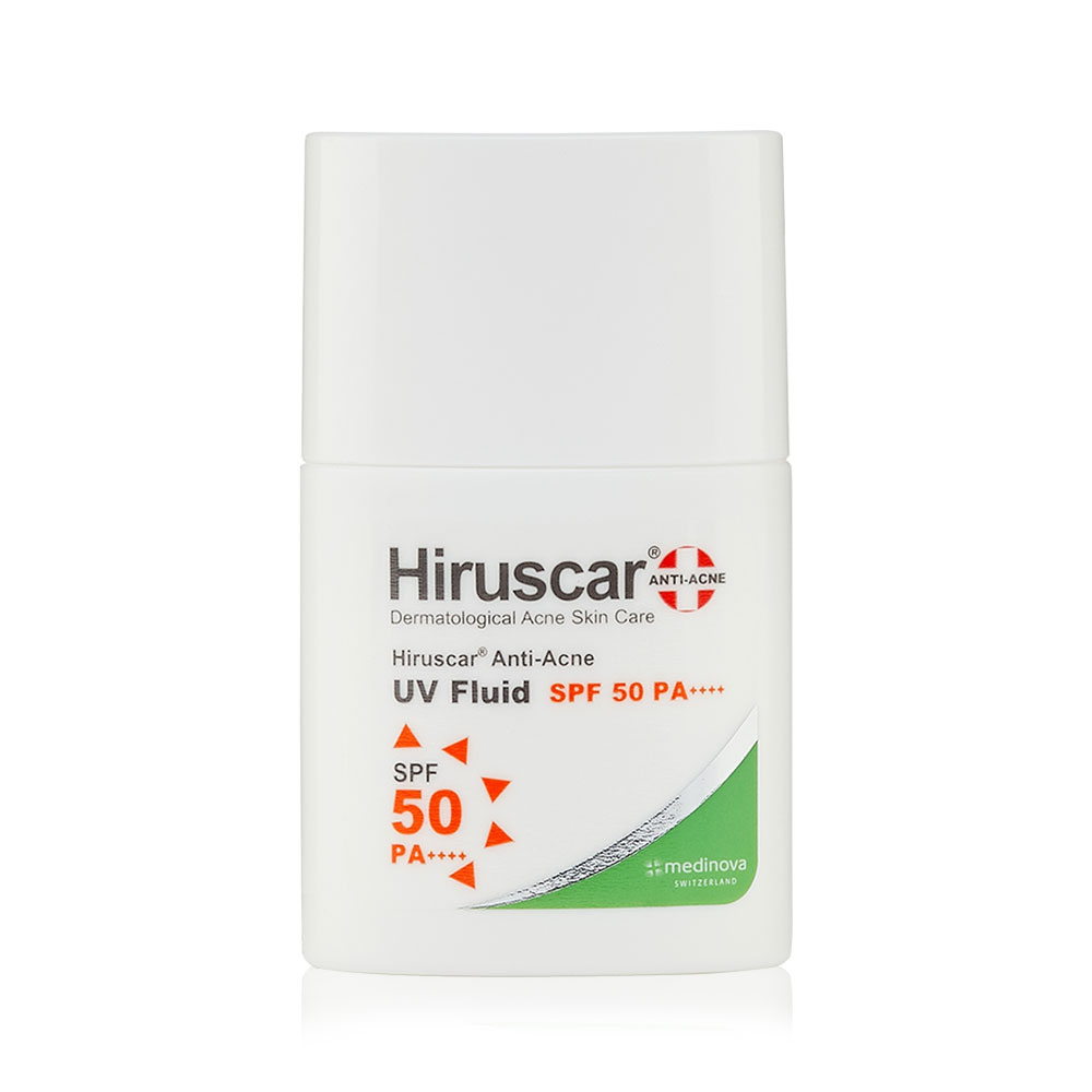 Hiruscar Anti Acne UV Fluid SPF50/PA++++ 25g ( สินค้าหมดอายุ : 2026.02.20 ) 