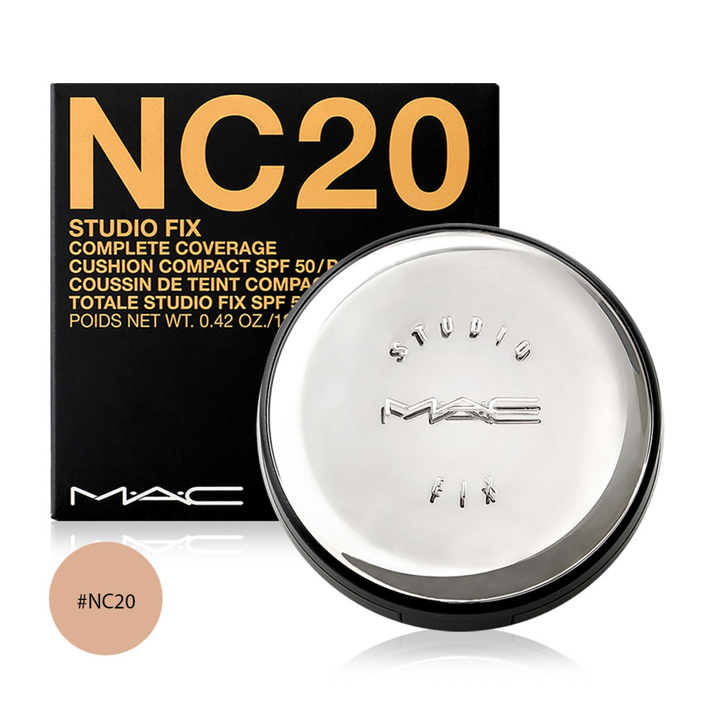 MAC Studio Fix Complete Coverage Cushion Compact SPF 50/PA++++ 12g #NC20 ( สินค้าหมดอายุ : 2026.01.01 ) 