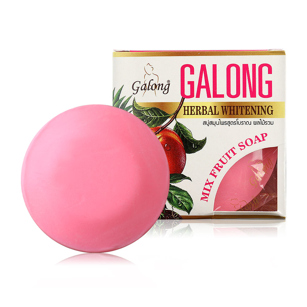 Galong Herbal Mixed Fruit Soap Bar 150g ( สินค้าหมดอายุ : 2026.02.01 ) 