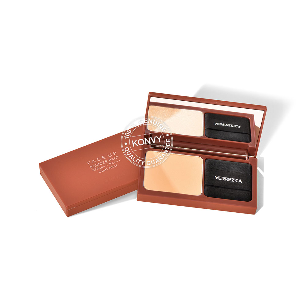 Merrezca Face Up Powder Pact SPF50/PA+++ 10g #21 Light Nude