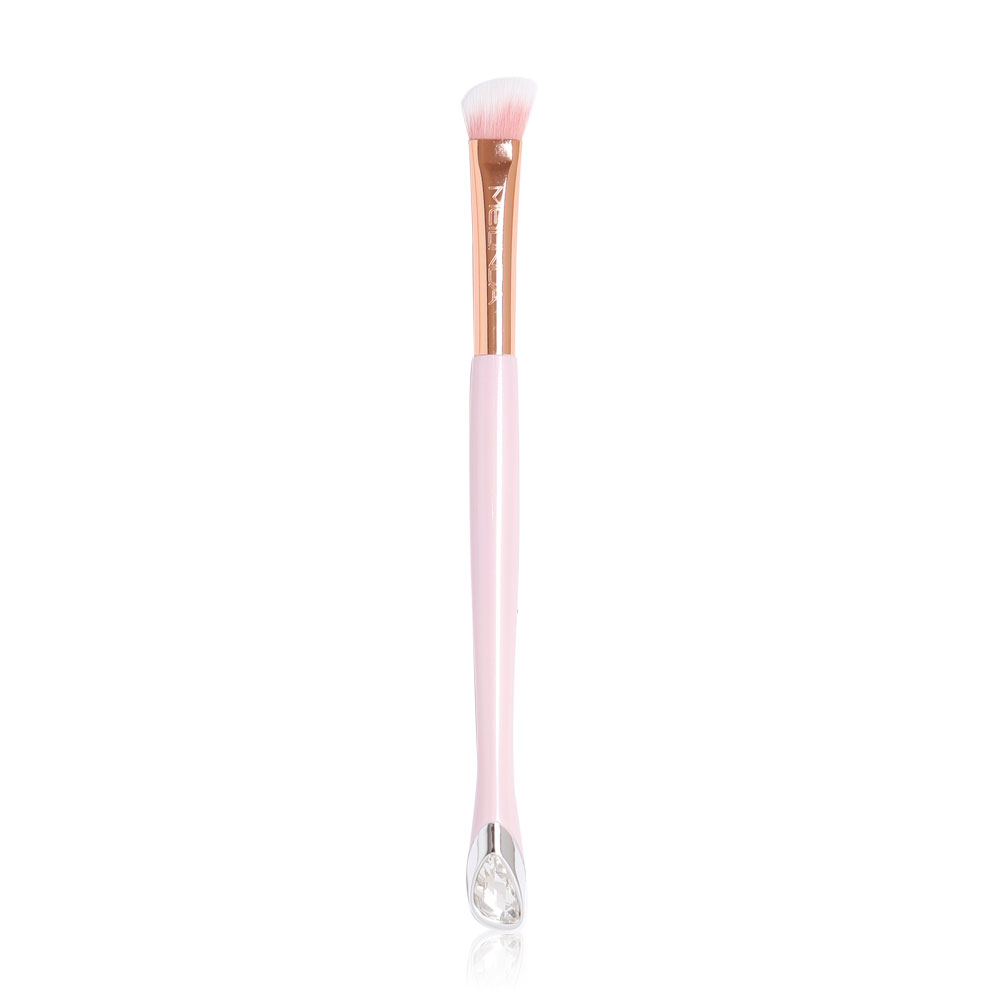 Mei Linda Sparkling Pink Angled Eyeshadow Brush
