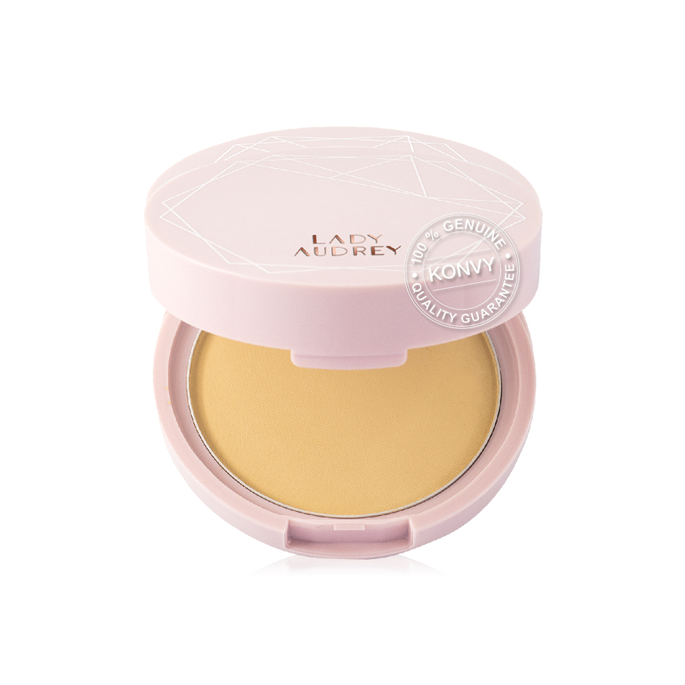 Lady Audrey Rice Flawless Foundation Powder Long-Lasting Oil Control 9g #20 Beige ( สินค้าหมดอายุ : 2026.02.10 ) 