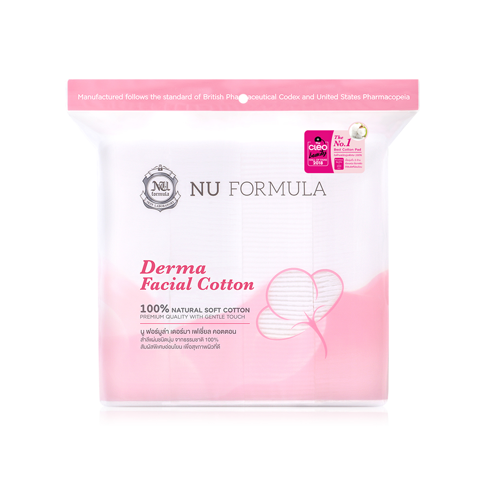 [Free Gift] Nu Formula Derma Facial Cotton 200pcs