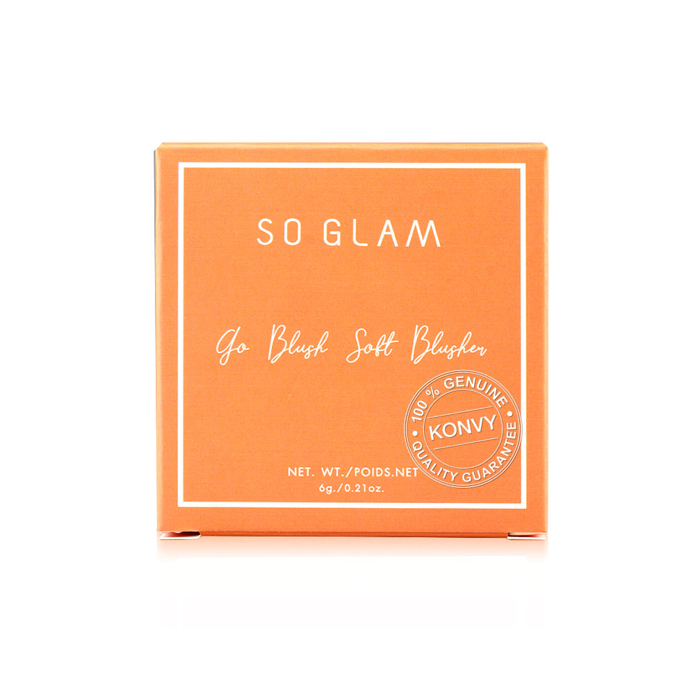 So Glam Go Blush Soft Blusher Blusher 6g #01 Apricot Tartin