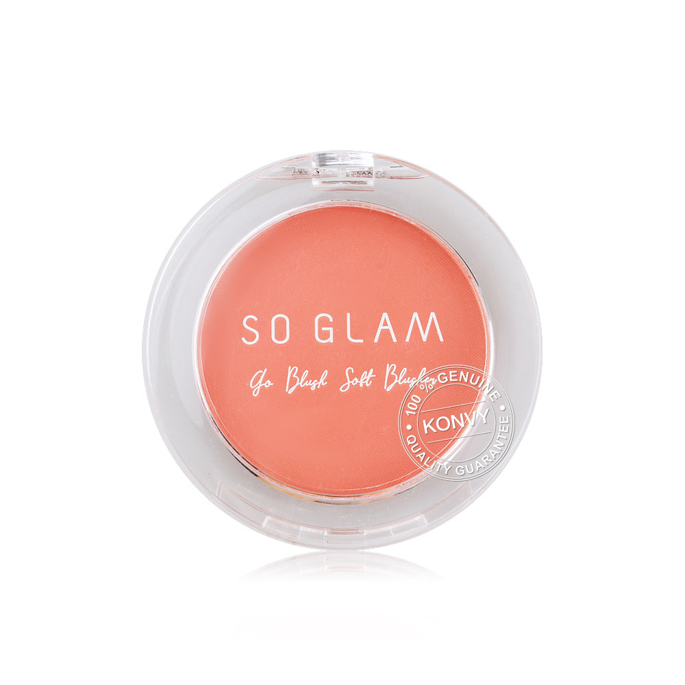 So Glam Go Blush Soft Blusher Blusher 6g #01 Apricot Tartin