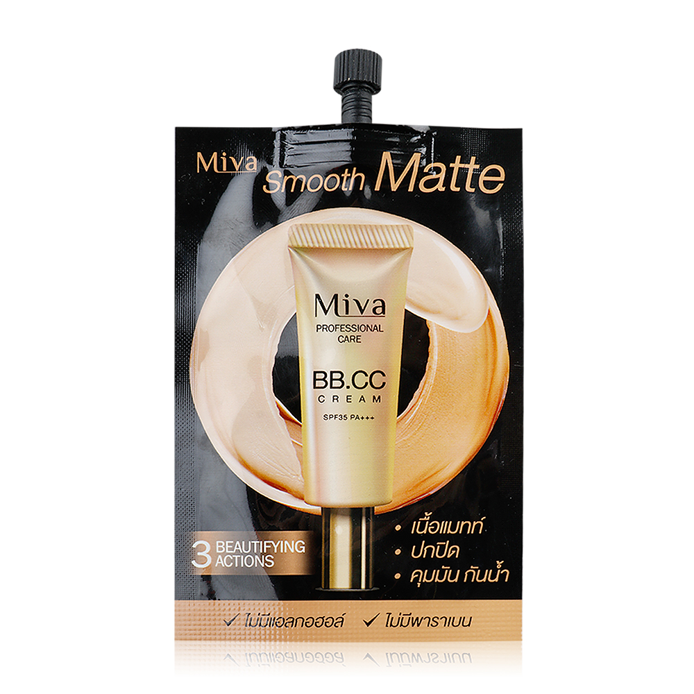 Mivagirl Smooth Matte BB&CC Cream SPF35/PA+++ 7g