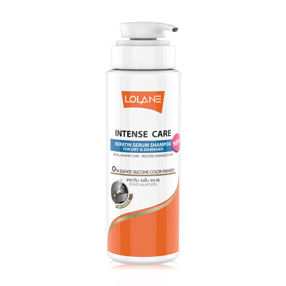 Lolane Intense Care Keratin Serum Shampoo For Dry & Damaged 400ml
