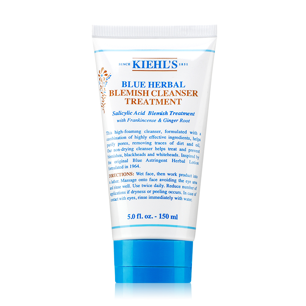 Kiehls Blue Herbal Blemish Cleanser Treatment 150ml