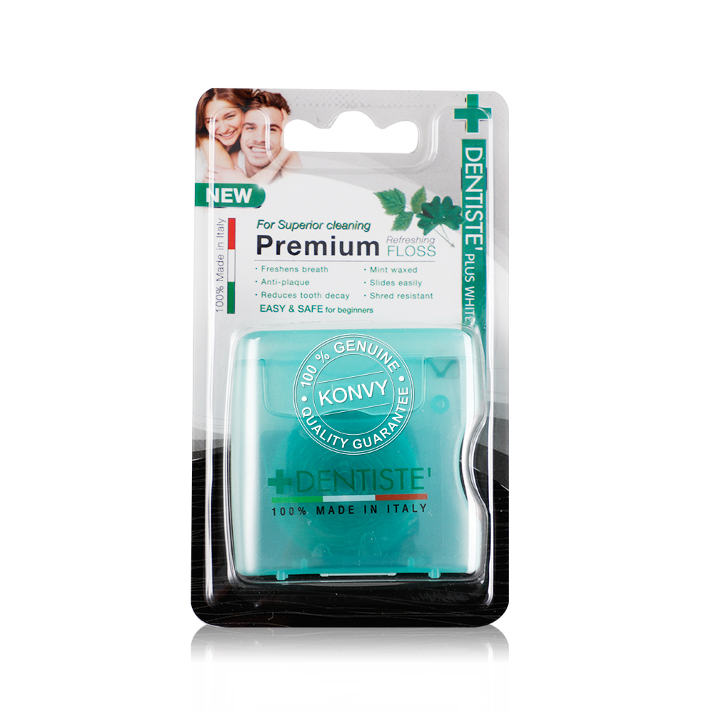 Dentiste Premium Refreshing Floss for Superior Cleaning Green 40m
