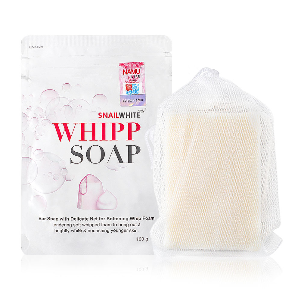 Namu Life Snailwhite Whipp Soap 100g ( สินค้าหมดอายุ : 2025.12.13 ) 