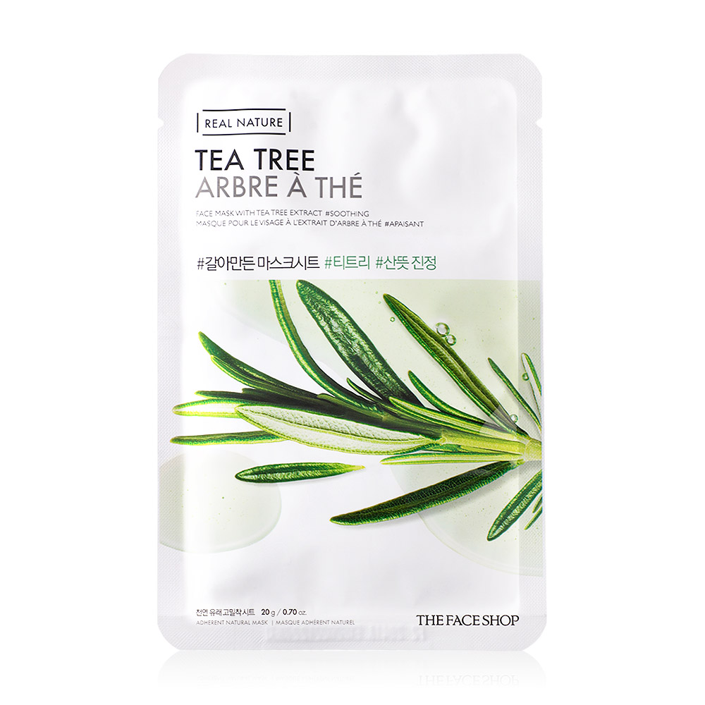 The Face Shop Real Nature Tea Tree Face Mask 20g
