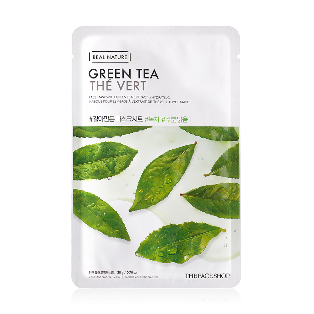 The Face Shop Real Nature Green Tea Face Mask 20g
