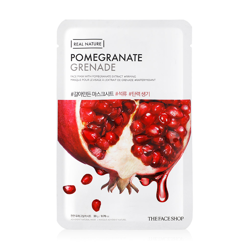 The Face Shop Real Nature Pomegranate Face Mask 20g